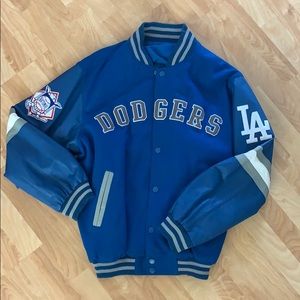 Dodgers reversible varsity jacket